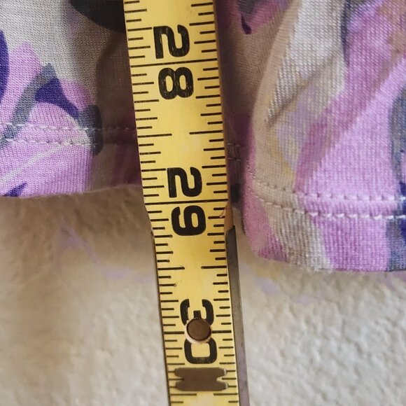 Free People Tank Top Womens Medium Purple Soft Violet Floral Racerback Boho NWT - Picture 11 of 12